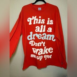 The Lonely Ghost Don't Wake Me Up Yet Long Sleeve Shirt Orange